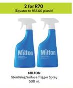Milton - Sterilising Surface Trigger Spray offers at R 35 in Makro