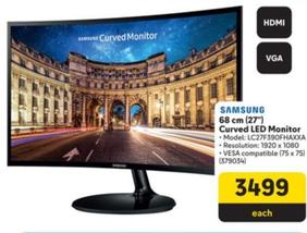 Samsung - 68 Cm (27'') Curved Led Monitor offers at R 3499 in Makro