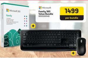 Microsoft - Family 365 Value Bundle offers at R 1499 in Makro