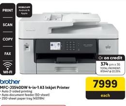 Brother - MFC-J3540DW 4-In-1 A3 Inkjet Printer offers at R 7999 in Makro