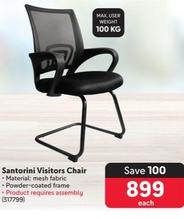 Santorini Visitors Chair  offers at R 899 in Makro