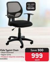 Vida Typist Chair  offers at R 999 in Makro