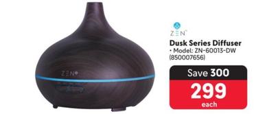 Zen - Dusk Series Diffuser offers at R 299 in Makro