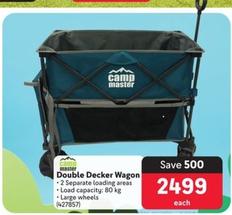 Camp Master - Double Decker Wagon offers at R 2499 in Makro