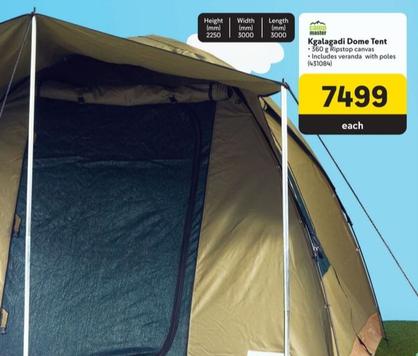 Camp Master - Kgalagadi Dome Tent offers at R 7499 in Makro