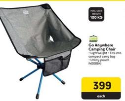Camp Master - Go Anywhere Camping Chair offers at R 399 in Makro