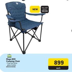 Camp Master - Mega 800 Camping Chair offers at R 899 in Makro