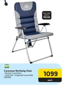 Camp Master - Caravaner Reclining Chair offers at R 1099 in Makro