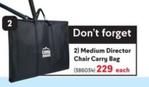 Camp Master - Medium Director Chair Carry Bag offers at R 229 in Makro