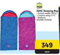 200C Sleeping Bag offers at R 349 in Makro