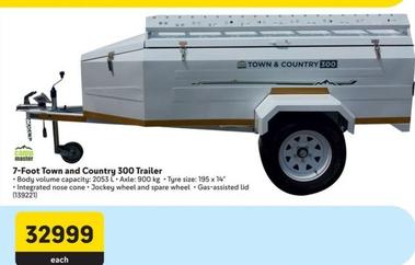 Camp Master - Foot Town And Country 300 Trailer offers at R 32999 in Makro