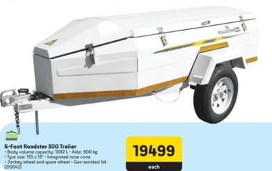 Camp Master - Foot Roadster 300 Trailer offers at R 19499 in Makro