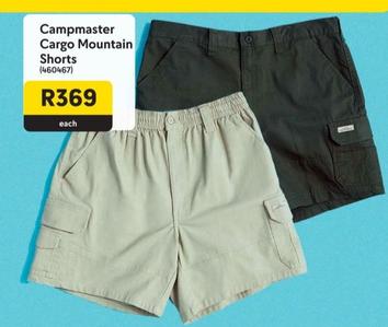Camp Master - Cargo Mountain Shorts offers at R 369 in Makro