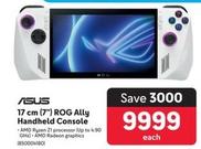 Asus - 17 Cm (7") Rog Ally Handheld Console offers at R 9999 in Makro