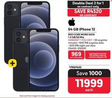 Apple - 64 Gb Iphone 12 offers at R 11999 in Makro