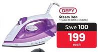 Defy - Steam Iron offers at R 199 in Makro