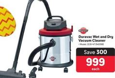 Genesis - Duravac Wet And Dry Vacuum Cleaner offers at R 999 in Makro