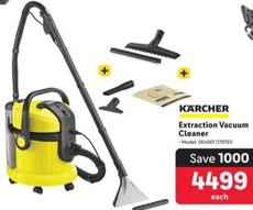 Karcher - Extraction Vacuum Cleaner offers at R 4499 in Makro