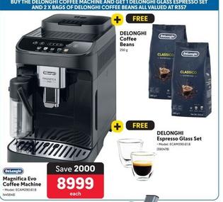 Delonghi - Magnifica Evo Coffe Machine offers at R 8999 in Makro