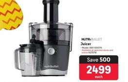 Nutribullet - Juicer offers at R 2499 in Makro