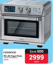 Kenwood - 25 L Air Fryer Oven offers at R 2999 in Makro