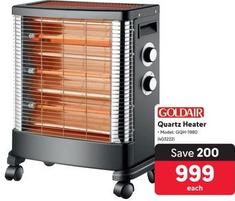 Goldair - Quartz Heater offers at R 999 in Makro