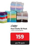 Colibri Face Cloths 10-pack offers at R 159 in Makro