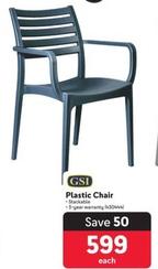 Gsi - Plastic Chair offers at R 599 in Makro