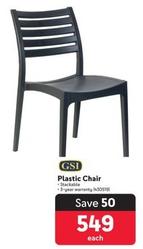 Gsi - Plastic Chair offers at R 549 in Makro