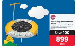 Plum - Junior Jungle Bouncer With Sounds offers at R 899 in Makro