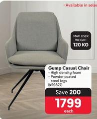 Gump Casual Chair offers at R 1799 in Makro