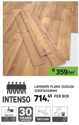 Laminate Plank Duduza 1291x193x8mm offers at R 714,41 in Leroy Merlin