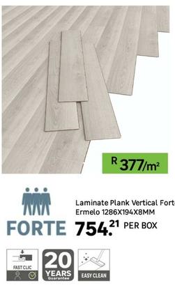 Laminate Plank Vertical Forte Ermelo 1286X194X8MM offers at R 754,21 in Leroy Merlin