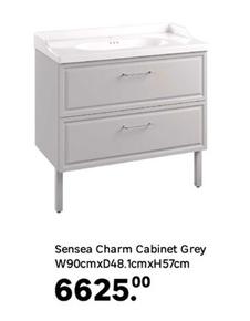 Sensea - Charm Cabinet Grey W90cmxD48.1cmxH57cm offers at R 6625 in Leroy Merlin