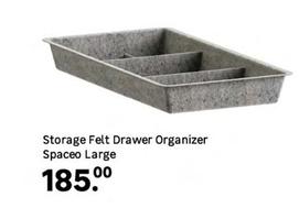 Spaceo - Storage Felt Drawer Organizer Large offers at R 185 in Leroy Merlin