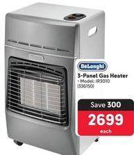 Delonghi - 3-Panel Gas Heater offers at R 2699 in Makro