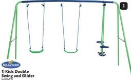 Bounceking - Kids Double Swing And Glider offers at R 1799 in Makro