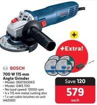 Bosch - 700 W 115 Mm Angle Grinder offers at R 579 in Makro