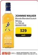 Johnnie Walker - Blonde Blended Scotch Whisky offers at R 329 in Makro