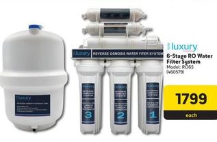 Luxury - 6-Stage Ro Water Filter System offers at R 1799 in Makro