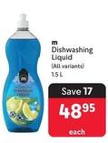 M - Dishwashing Liquid offers at R 48,95 in Makro