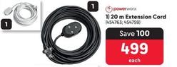Powerworx - 20 M Extension Cord offers at R 499 in Makro