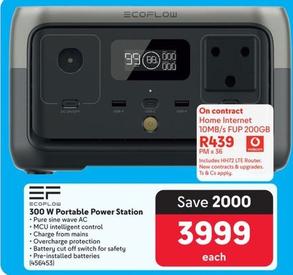 Ecoflow - 300 W Portable Power Station offers at R 3999 in Makro
