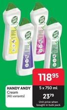 Handy Andy - Cream offers at R 118,95 in Makro