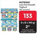 Nutriday - Low Fat Smooth Yoghurt offers at R 133 in Makro