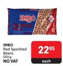 Imbo - Red Speckled Beans offers at R 22,95 in Makro