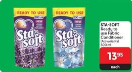 Sta-Soft - Ready To Use Fabric Conditioner offers at R 13,95 in Makro