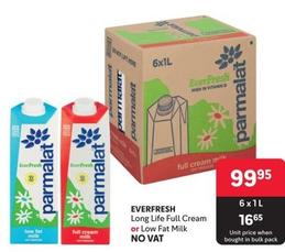 Fair Cape - Long Life Full Cream Or Low Fat Milk offers at R 94,95 in Makro