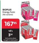 Bioplus - Energy Tonic offers at R 167,5 in Makro