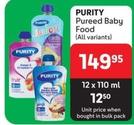 Purity - Pureed Baby Food offers at R 149,95 in Makro